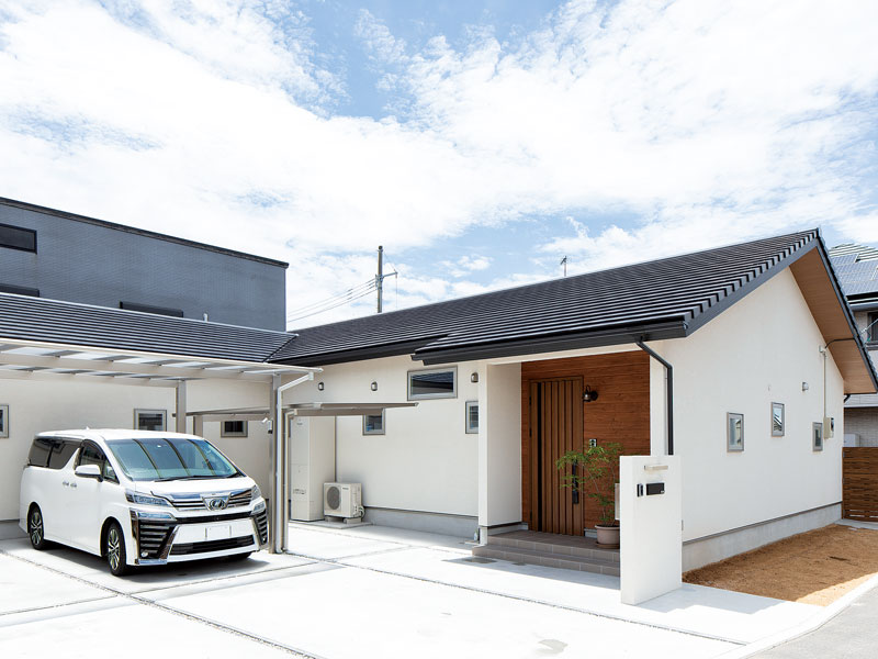 L字型デザインが明るさと実用性を生む開放的な平屋の家 香川県のハウスメーカー 工務店 リフォームの情報サイト Iepro イエプロ